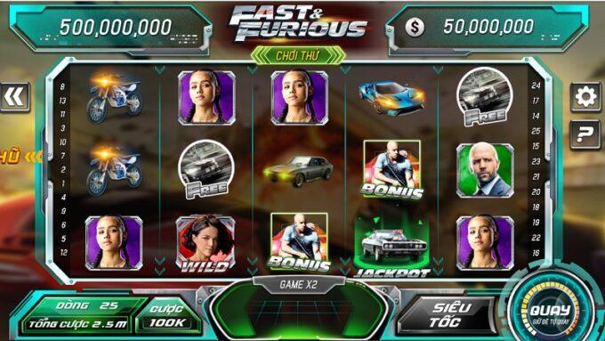 Trò Chơi Fast & Furious B52 Club
