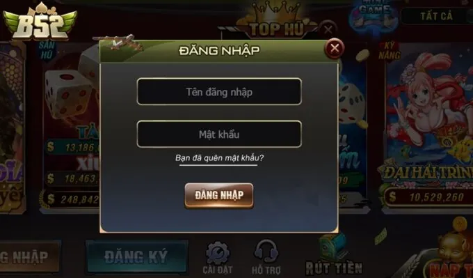Đăng Nhập B52